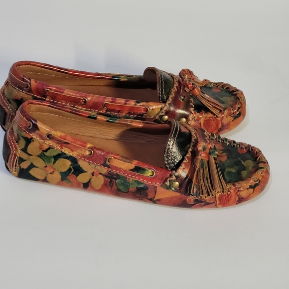 Patricia Nash Domenica Tassel Loafer Flats Womens 7½ - Picture 2 of 10